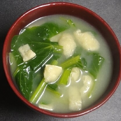 こんにちは〜家庭菜園の小松菜で美味しくいただきました(*^^*)レシピありがとうございます。